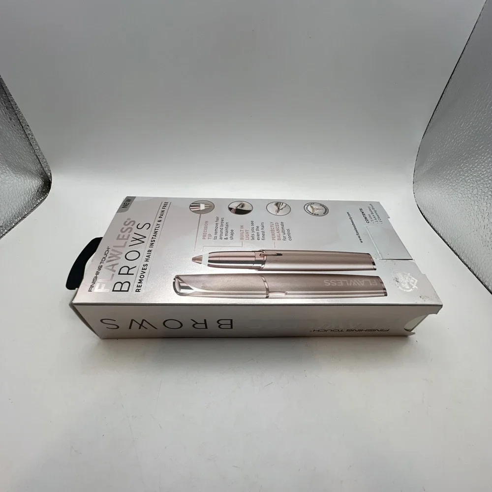 Finishing Touch Flawless Brows - Eyebrow Hair Remover Blush/Rose Gold NEW Sealed